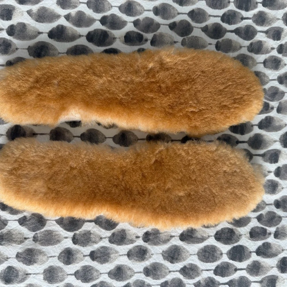 Cloud Nine Ladies Sheepskin Insoles - Tan Plush Comfort - Picture 2 of 3